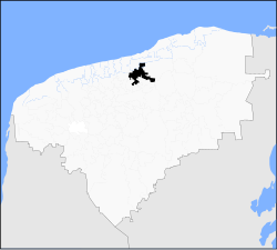 Municipal location in Yucatán