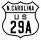 U.S. Highway 29A marker