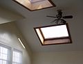 Fixed unit skylights, interior view