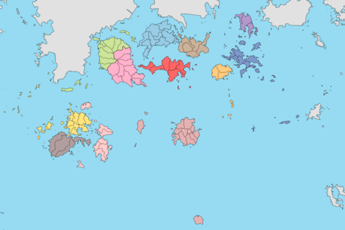 전라남도 행정 지도