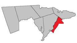 Location within Westmorland County, New Brunswick.