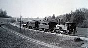 Steam traction on the line in 1910
