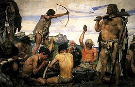 Stone Age (L'Âge de pierre), Viktor Vasnetsov, 1882–1885