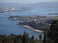 Mugardos, Ferrol ao fondo, Fene na brétema