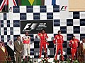 Image 56The podium ceremony at the 2007 Bahrain Grand Prix (from Bahrain)