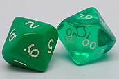 Ten-sided dice