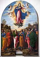 Assumption of the Virgin, a large altarpiece, 1512-1514.