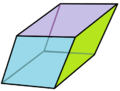 Acute golden rhombohedron