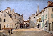 Alfred Sisley Rue de la Chaussée à Argenteuil, 1872, Museo d'Orsay.