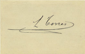 signature de Leonardo Torres Quevedo