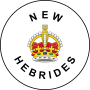 Insignia de las Nuevas Hébridas Británicas (1906-1953)