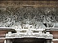 Soapstone sculpture on the Hoysala temple at Belur, India[31]