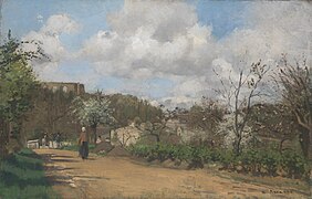 Camille Pissarro, View from Louveciennes, NG3265