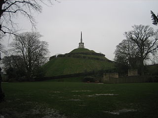 The mound in Dane John gardens - a probable motte