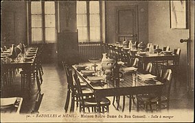 Maison Notre-Dame du Bon Conseil. Salle à Manger.