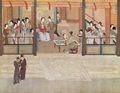 Image 34Spring Morning in the Han Palace, by Ming-era artist Qiu Ying (1494–1552 AD) (from History of painting)