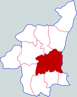 Location in Weinan