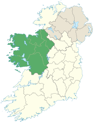 Location of Connacht