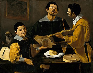 The Three Musicians, by Diego Velázquez