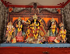 Jhijhiya is performed from the first day of Navaratri to Bijaya Dashami