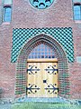 Egernsund Kirke, Hauptportal Detail, 2019