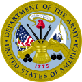 The Department of the Army Emblem contains a rattlesnake with the motto "this we'll defend"