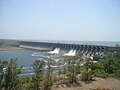 Panoramic view of Ujjani or Bhima Dam