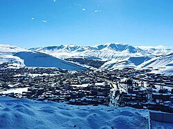 Winter landscape in Germi