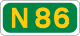 N86 road shield}}