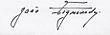 Signature de João Figueiredo