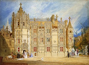 Abbatial House of the Abbey of St Ouen at Rouen (1825), Norfolk Museums Collections