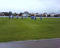 Joie des joueurs de la JAD après l'ouverture du score lors du match contre Lille B (1-0) du 7 novembre 2010