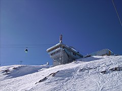 Top station on Kanin (Slovenia)