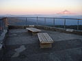 View from the summit with Mount Hood in the distance.