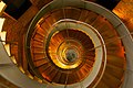 Spiral staircase at the lighthouse, Glasgow