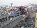 Estação Dom Bosco, projeto de 1990 que lhe deu o Grandê Prêmio da 4ª Bienal Internacional de Arquitetura (1999)