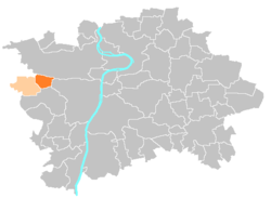 Location of Prague 17 in Prague