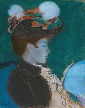 Louis Anquetin, Donna che legge, 1890