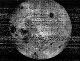 The first image ever of the far side of the Moon returned by Luna 3