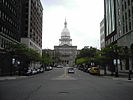 Michigan State Capitol as seen from the Capitol Loop