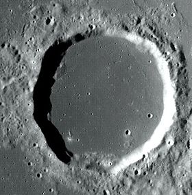 Снимок зонда Lunar Reconnaissance Orbiter