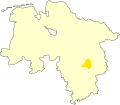 Lage des Landkreises Peine in Niedersachsen