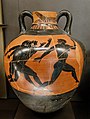 Image 36An Ancient Greece vase from 600 BC depicting a running contest (from Track and field)