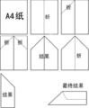 非吉澤章系統的紙飛機圖解