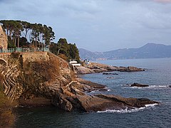 Passeggiata Anita Garibaldi, Parco di Nervi