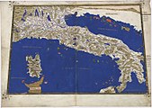 6th Map of Europe Italy and Corsica