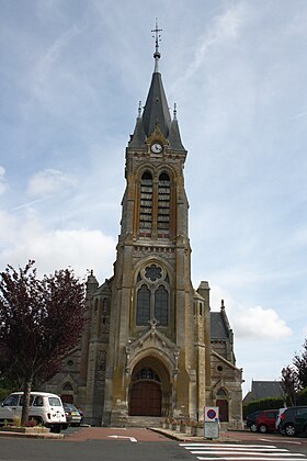 L'église Saint-Lubin.