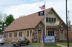 American Legion Hut (Built in 1934; Image: April 18, 2015)