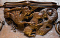 A misericord, alleged inspiration for Lewis Carroll's Alice's Adventures in Wonderland