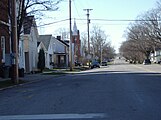 Along High Street (Ohio Highway 138) in Clarksburg